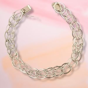 Vintage 60's Sterling Silver Charm AIRFLEX Bracelet